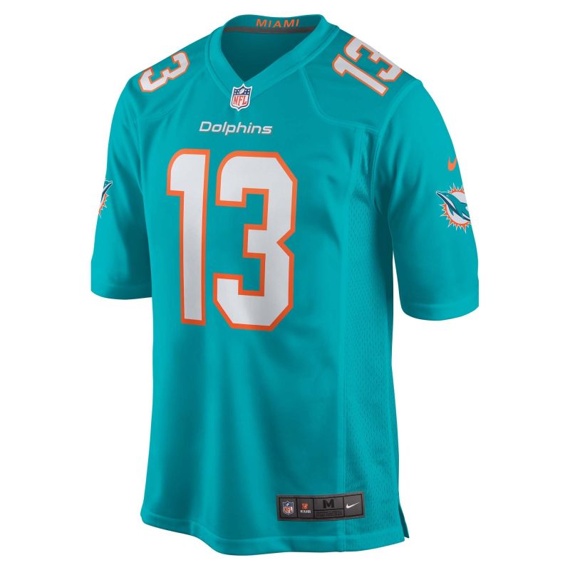 Dan Marino #13 Miami Dolphins Nike Game NFL Jersey Aqua view 3