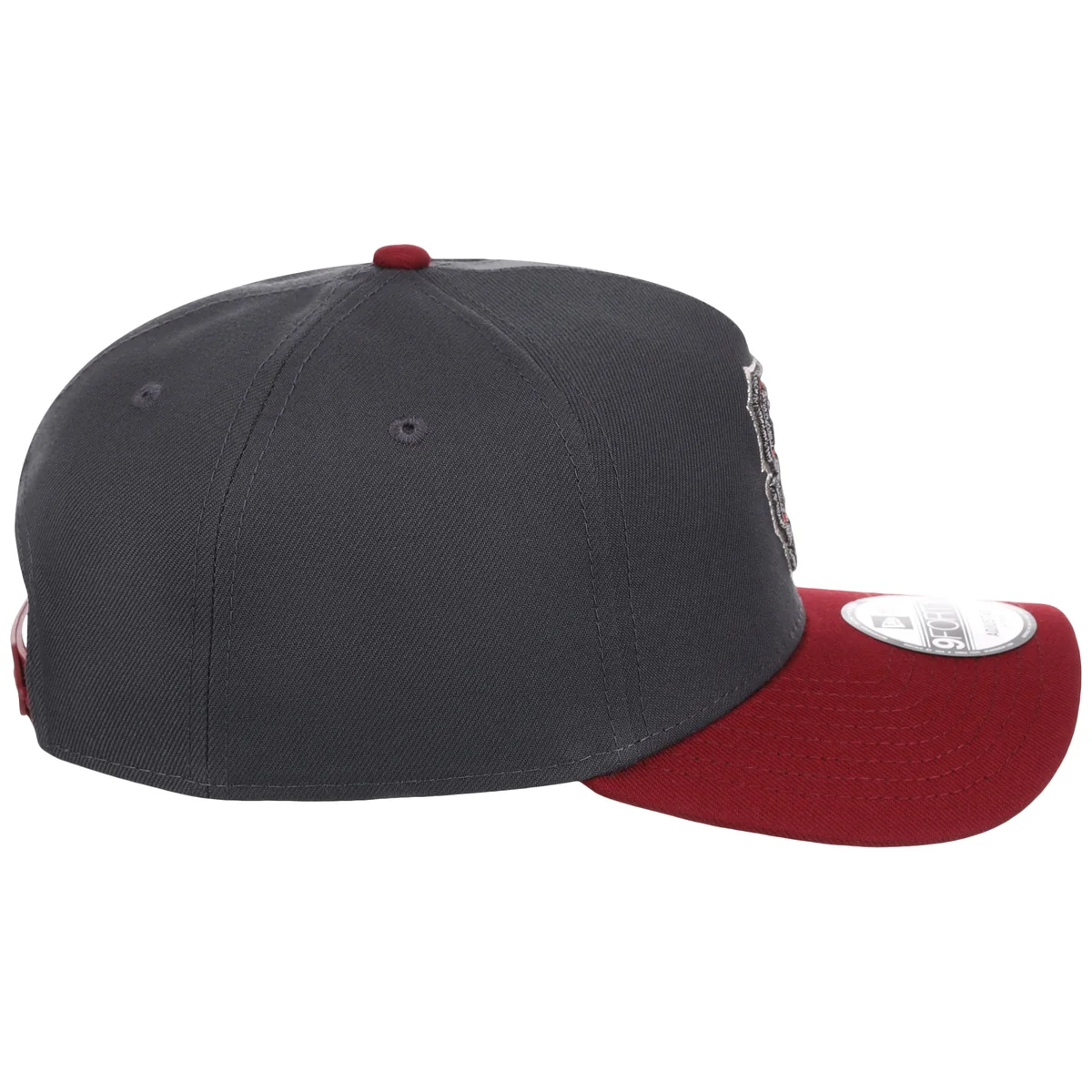 San Francisco Giants MLB Graphite x Cardinal FASHION CORE New Era 9FORTY A-Frame detail view