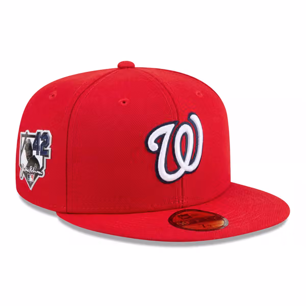 Washington Nationals 2026 Jackie Robinson Day 59FIFTY Fitted Cap Red product photo