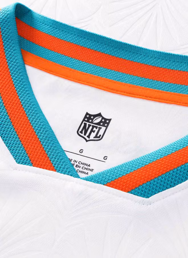 Miami Dolphins 2026 Football x Football NFL Fan Jersey White view 4