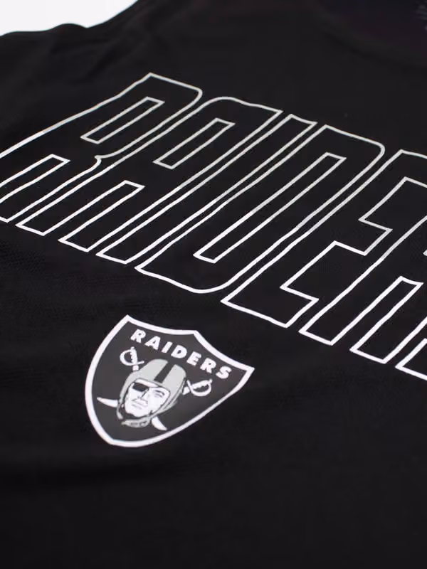 Las Vegas Raiders Miler Dri-FIT NFL Muscle Tank Top Black view 4