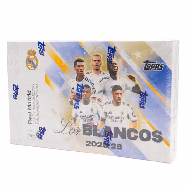 2025/26 Topps Real Madrid Los Blancos Hobby Box view 1