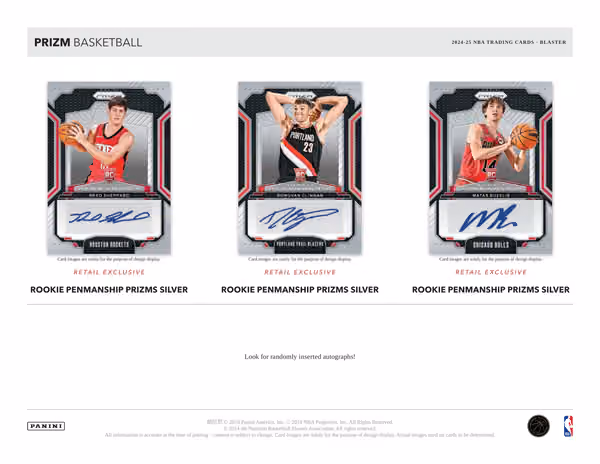 2024/25 Panini Prizm Basketball NBA Blaster Box view 2