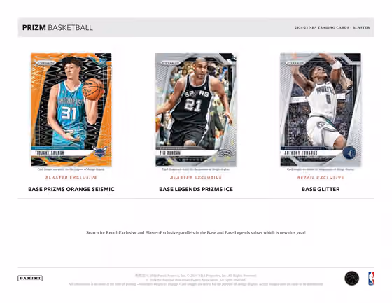 2024/25 Panini Prizm Basketball NBA Blaster Box view 3