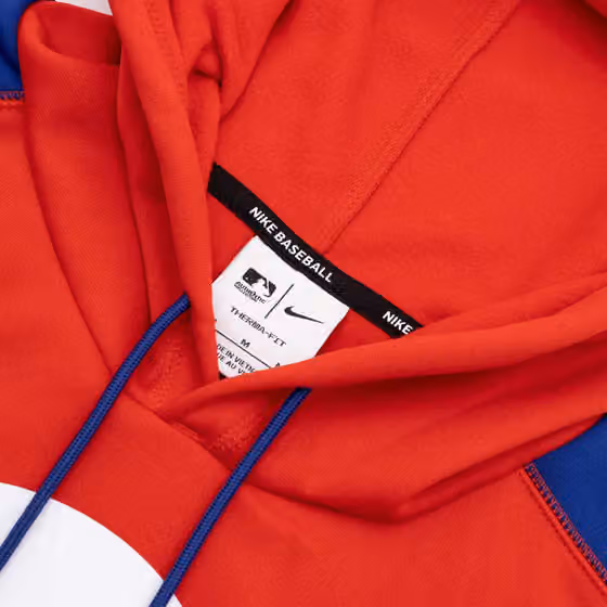 Philadelphia Phillies 2025 MLB Authentic Performance Therma Hoodie Red view 4
