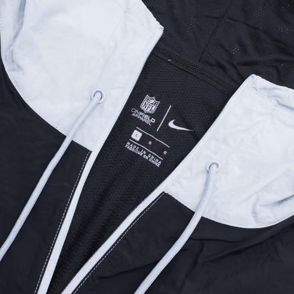 Las Vegas Raiders Lightweight 2021 NFL Sideline Nike Player Jacket view 4