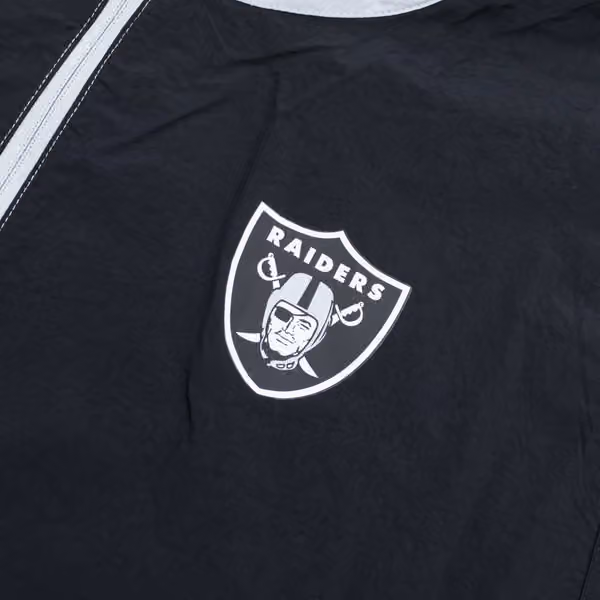 Las Vegas Raiders Lightweight 2021 NFL Sideline Nike Player Jacket view 3