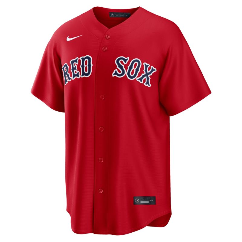 Boston Red Sox Replica MLB Alternate Jersey Red view 1