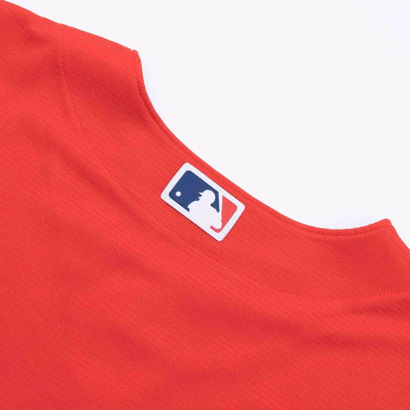 Boston Red Sox Replica MLB Alternate Jersey Red view 5