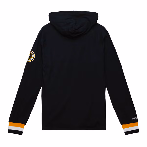 Boston Bruins Legendary Slub Mitchell & Ness NHL Long Sleeve Hoodie view 2