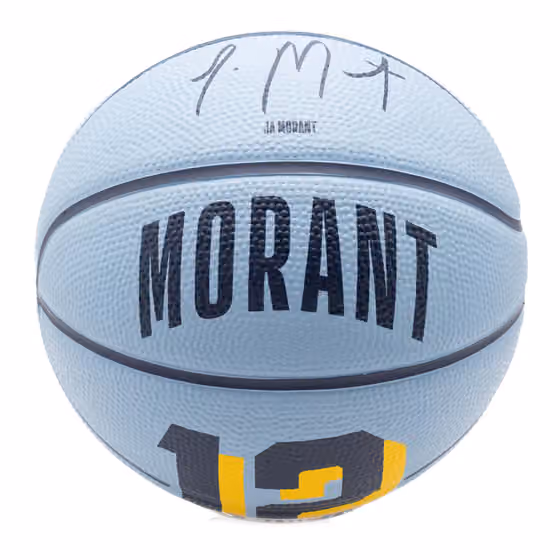 Ja Morant #12 Memphis Grizzlies Wilson NBA Mini Basketball (Size 3) view 2
