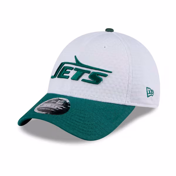 New York Jets 2024 NFL Training Camp New Era Stretch-Snap 9FORTY Cap White product photo