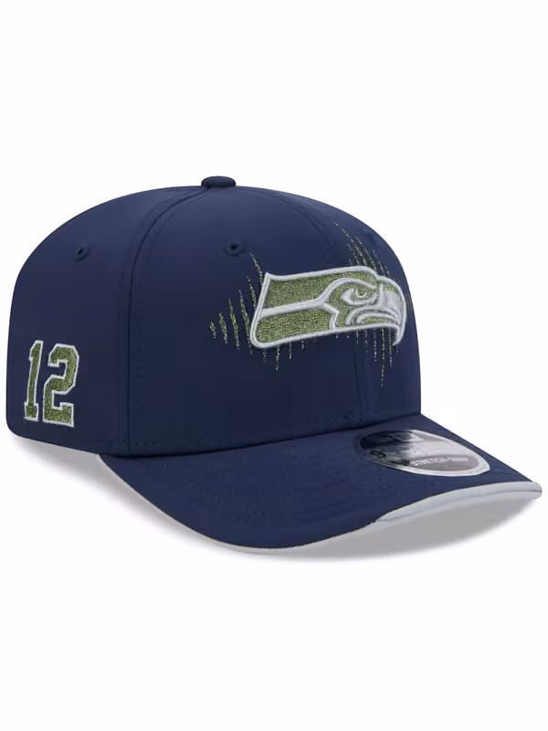 Seattle Seahawks 2026 NFL Rivalries Sideline 9SEVENTY Stretch-Snap Cap Navy product photo