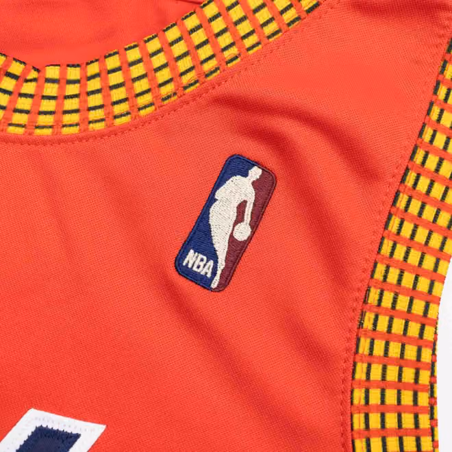 Allen Iverson #3 Syracuse Nationals 2004-05 Mitchell & Ness Authentic NBA Jersey Red view 6