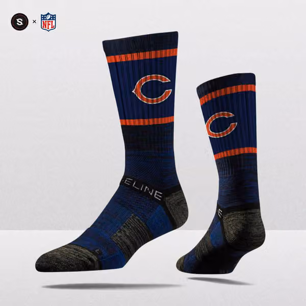 Chicago Bears Strideline Premium NFL Crew Socks view 1