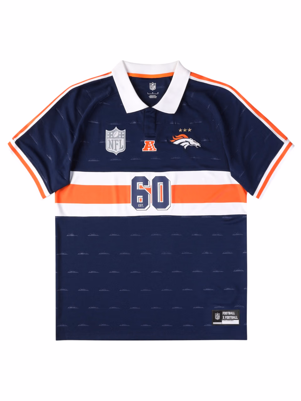 Denver Broncos 2026 Football x Football NFL Fan Jersey Navy view 1