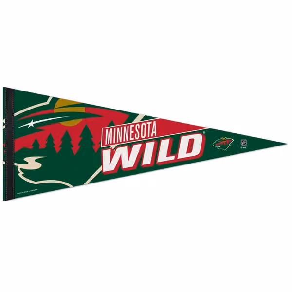 Minnesota Wild Premium Hockey NHL Pennant view 1