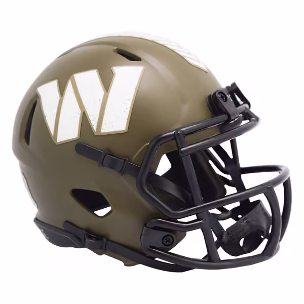 Washington Commanders 2022 Salute to Service NFL Speed Mini Helmet view 1