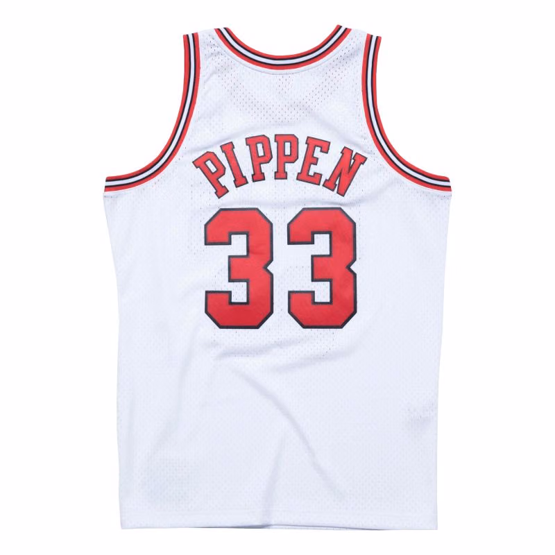 Scottie Pippen #33 Chicago Bulls 1997-98 Swingman NBA Jersey White view 2