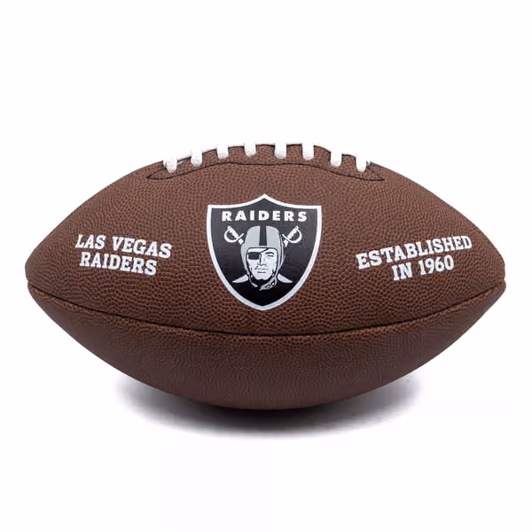 Las Vegas Raiders Backyard Wilson Full Size NFL Football view 1