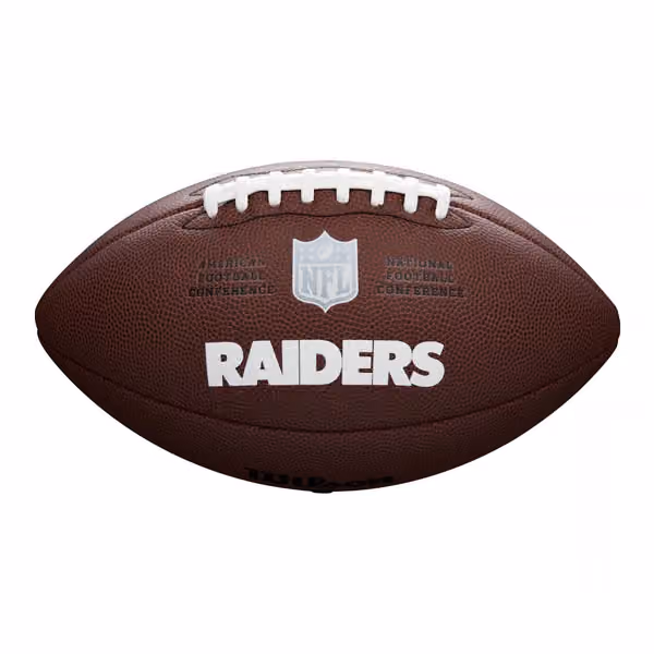 Las Vegas Raiders Backyard Wilson Full Size NFL Football view 2