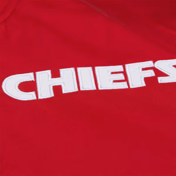 Kansas City Chiefs Throw it Back Heavyweight Satin NFL Jacket Red view 5