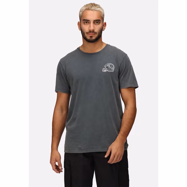 Las Vegas Raiders Recovered College Washed NFL T-Shirt view 4