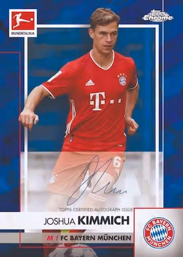 2020/21 Topps Chrome Sapphire Bundesliga Soccer Hobby Box view 4