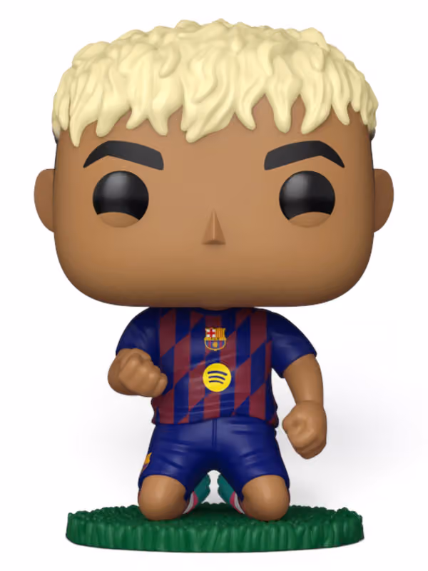 Funko POP! #107 Lamine Yamal FC Barcelona Vinyl Football Figure (Kneeling) view 2