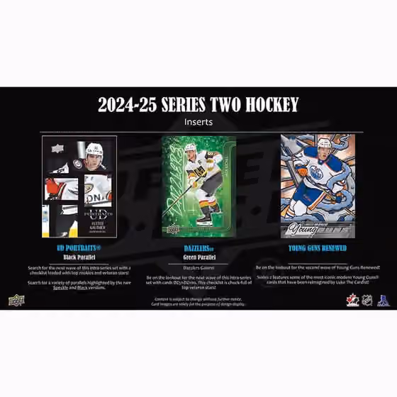 2024/25 Upper Deck Series 2 Hockey NHL Blaster Box view 3
