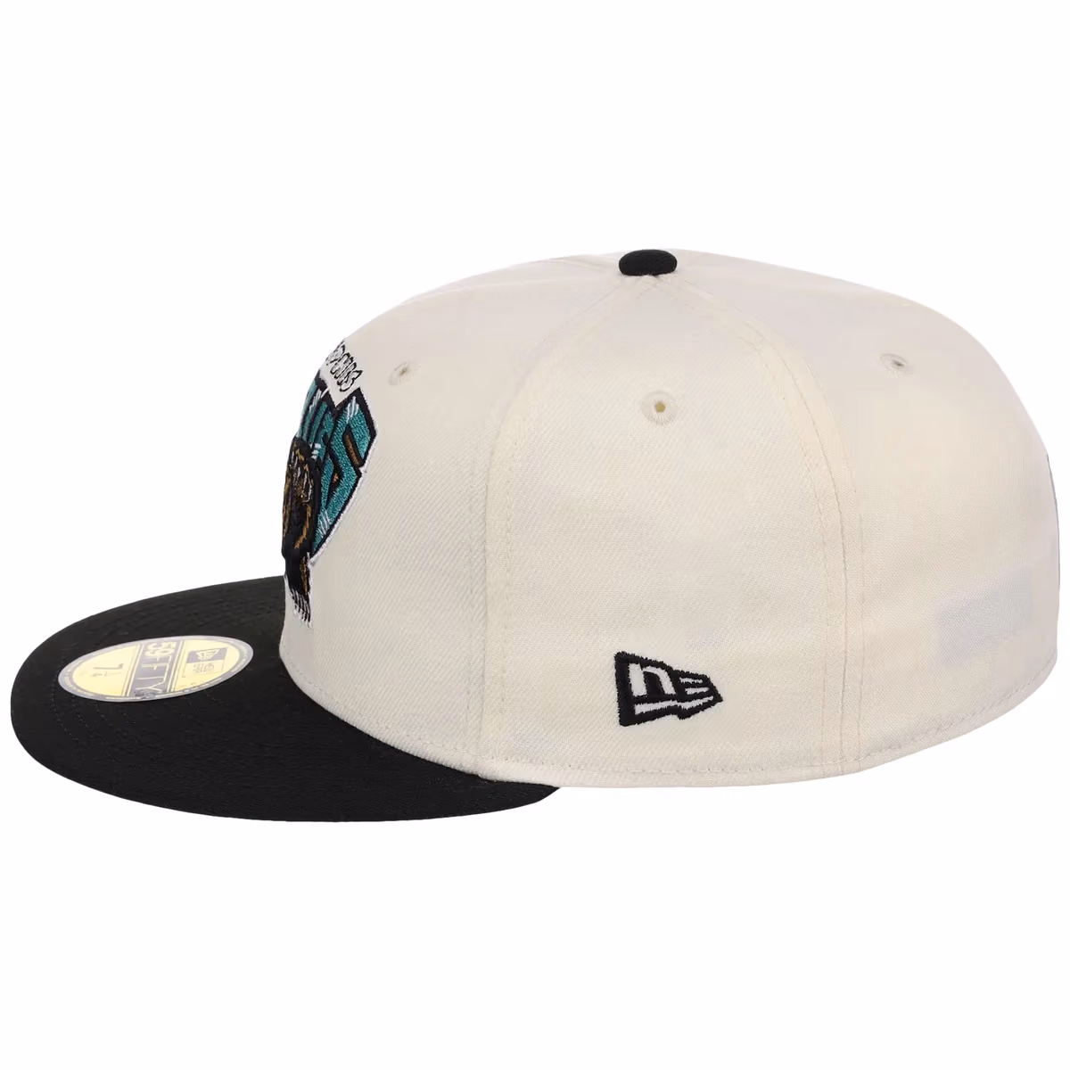 Memphis Grizzlies NBA Chrome OTC New Era 59FIFTY (Chrome/Black) detail view