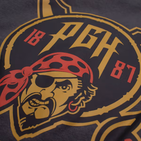 Pittsburgh Pirates City Connect 2-Hit Club Crew Pullover Dark Gray view 5
