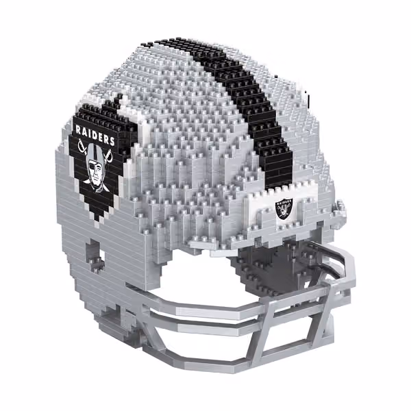 Las Vegas Raiders BRXLZ NFL 3D Helmet Construction Toy view 1