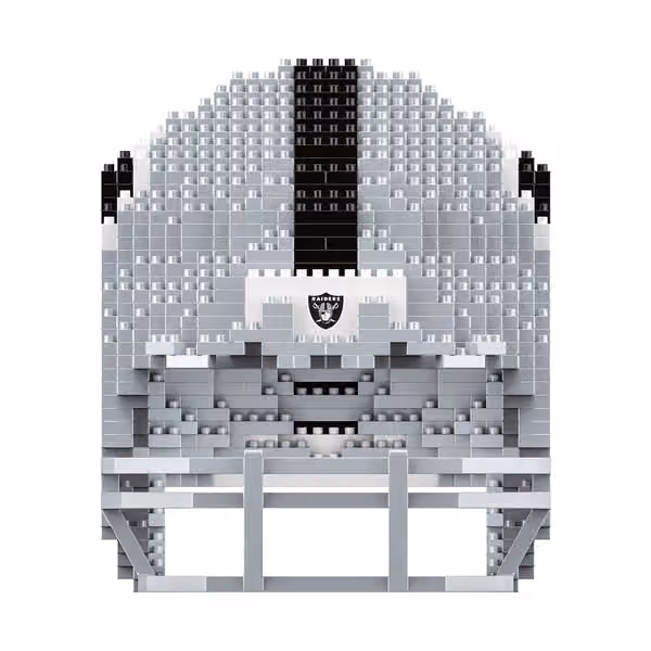 Las Vegas Raiders BRXLZ NFL 3D Helmet Construction Toy view 2