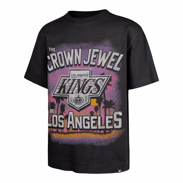 Los Angeles Kings Flint Sigma '47 Foundation NHL T-Shirt Black view 1