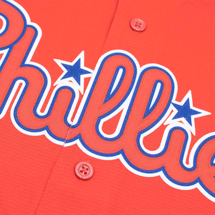 Philadelphia Phillies Nike MLB Alternate Jersey Red view 3