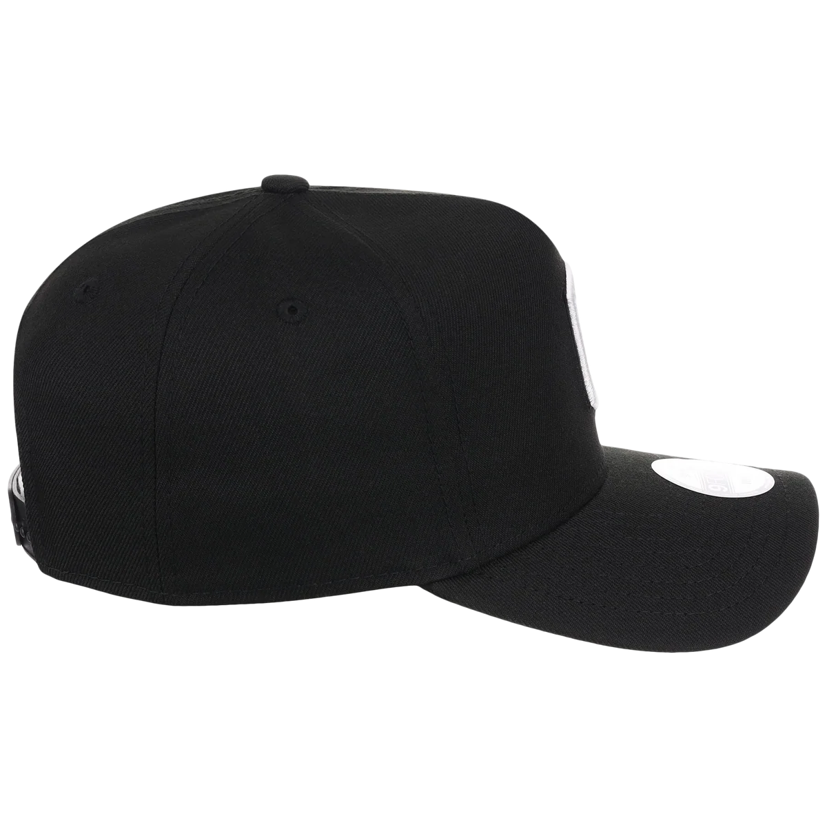 Cleveland Guardians Women's New Era 9FORTY Black A-Frame detail view