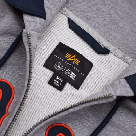 Boston Red Sox Alpha Industries MA-1 MLB Full-Zip Fleece Jacket view 5