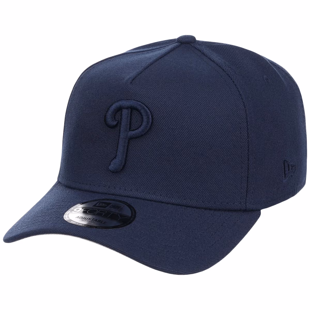Philadelphia Phillies MLB Navy FASHION CORE New Era 9FORTY A-Frame detail view
