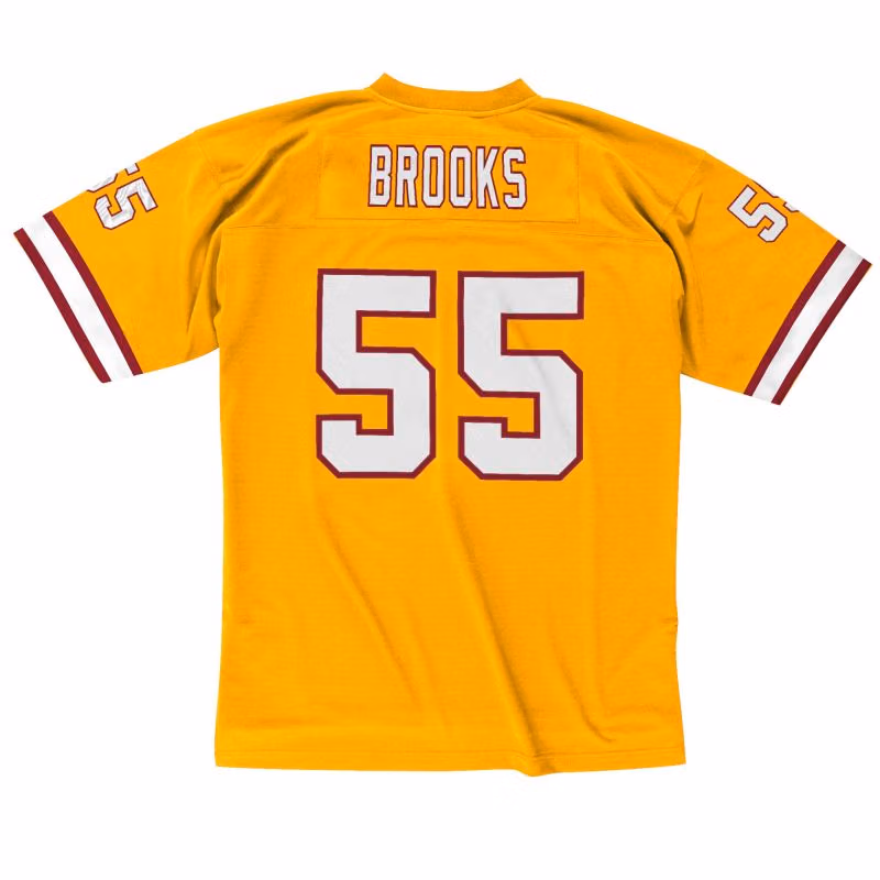 Derrick Brooks #55 Tampa Bay Buccaneers Legacy Throwback NFL Jersey Orange view 2