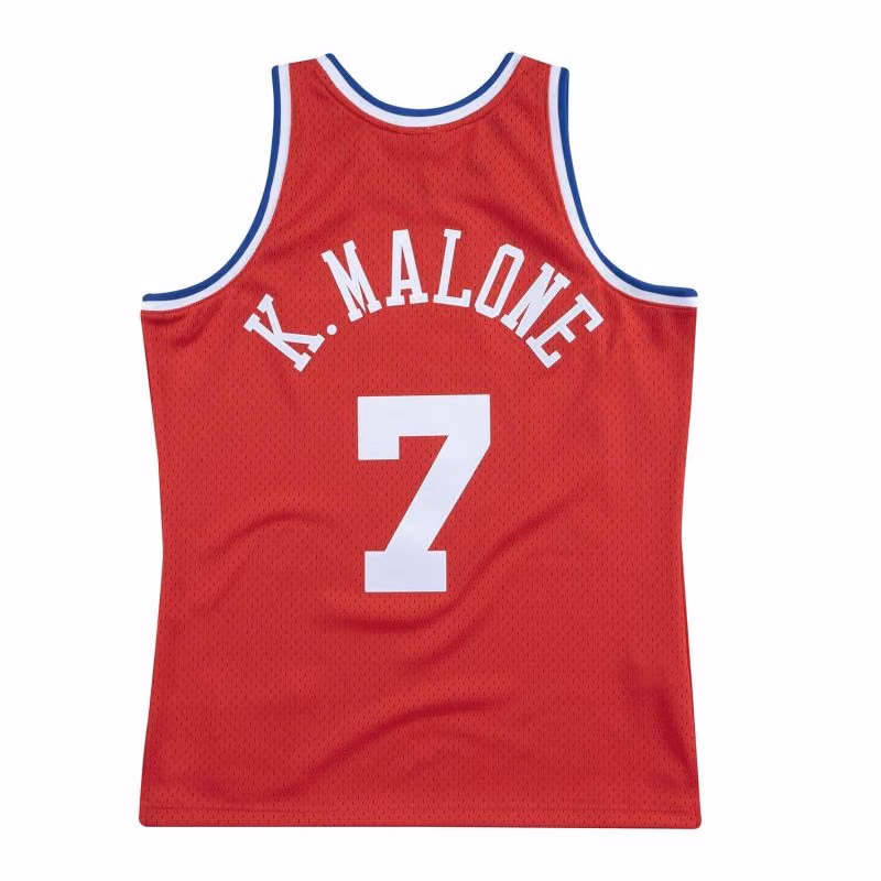 Karl Malone #7 1988 NBA All-Star Game West Swingman Trikot view 2