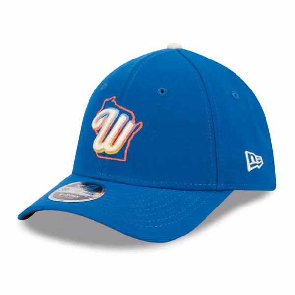 Milwaukee Brewers MLB City Connect 39THIRTY M-Crown Flex Cap Blue product photo
