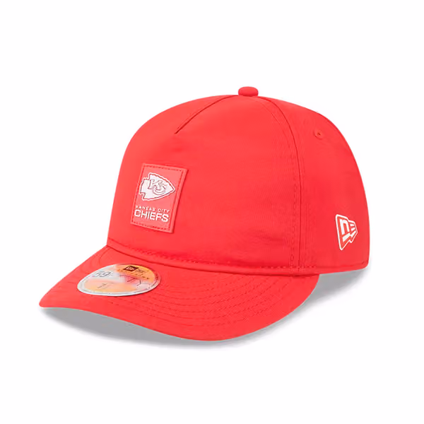 Kansas City Chiefs 2025 NFL On-Field Sideline 59FIFTY A-Frame Fitted Cap Red product photo