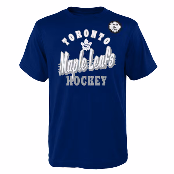 Toronto Maple Leafs Advantage 3-in-1 NHL Combo Shirt Set (YOUTH) view 2