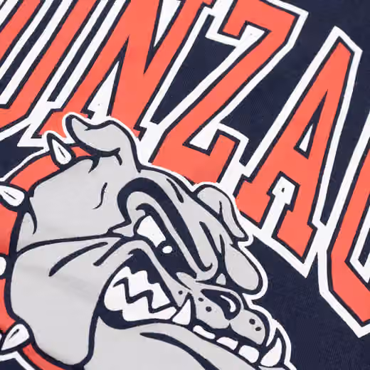 Gonzaga Bulldogs Starter Team Arch NCAA T-Shirt Navy view 3