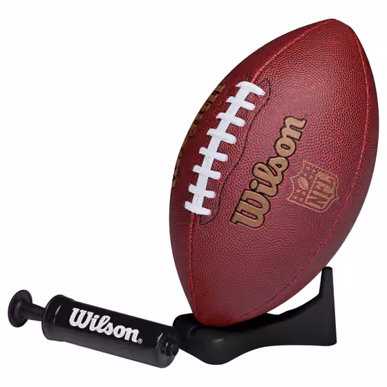 Wilson NFL Ignition Junior Football, Pump & Tee Set view 1