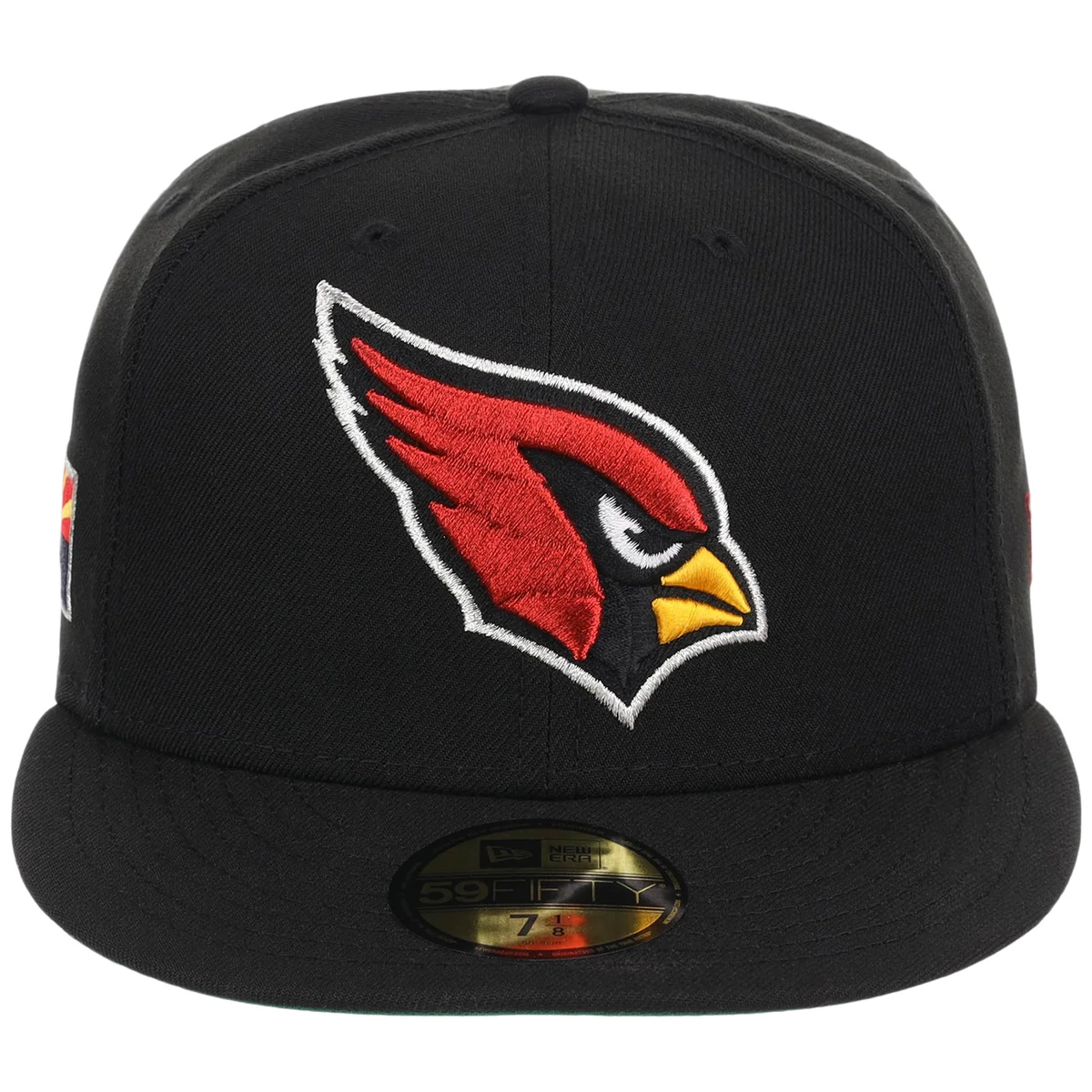 Arizona Cardinals NFL Black Dome New Era 59FIFTY detail view