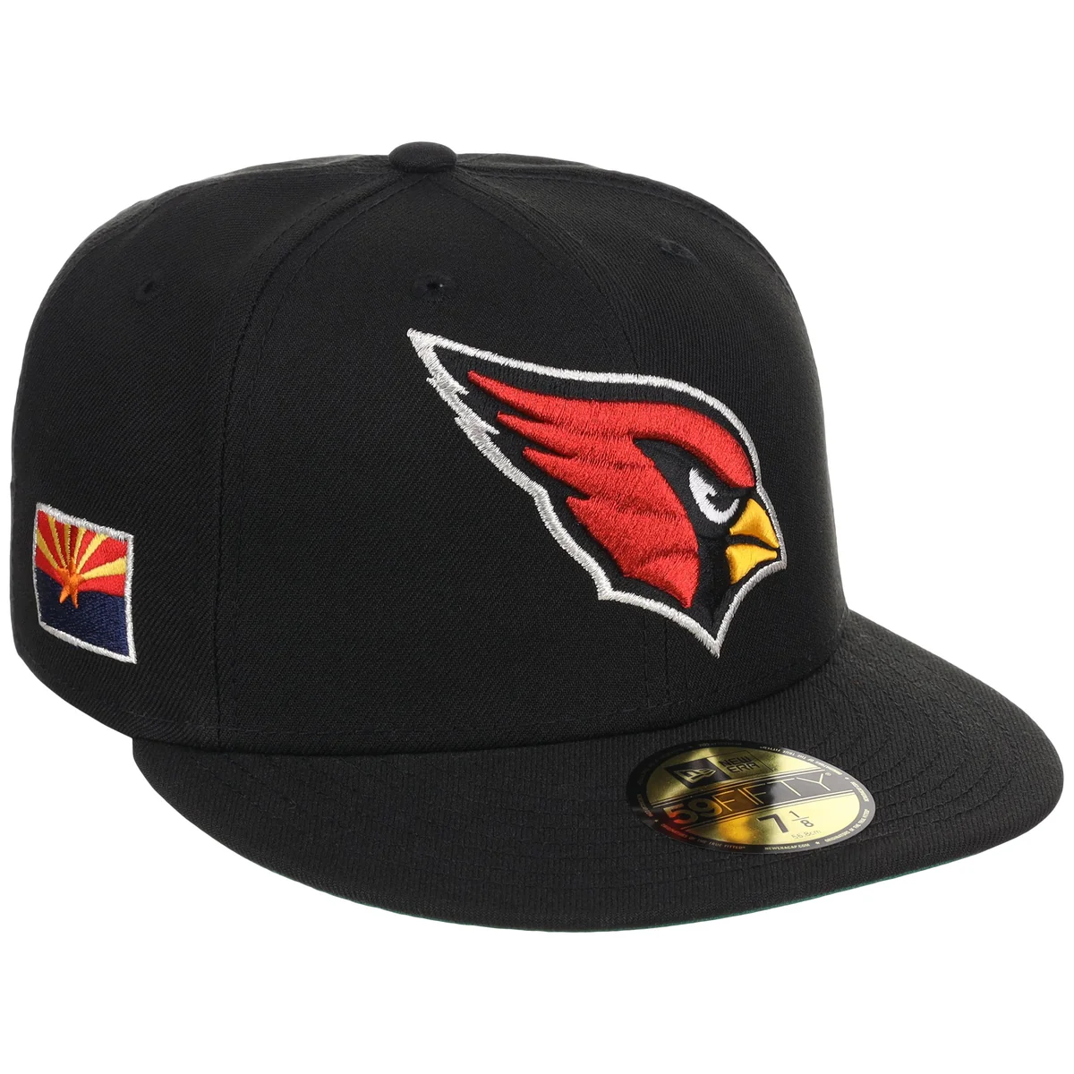 Arizona Cardinals NFL Black Dome New Era 59FIFTY front view