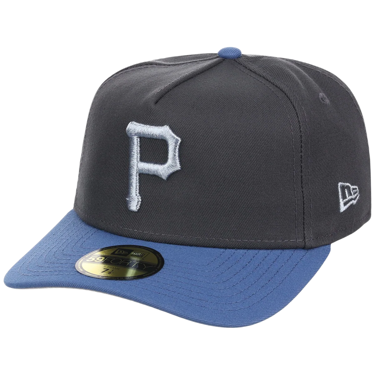 Pittsburgh Pirates MLB Indigo Steel New Era 59FORTY detail view