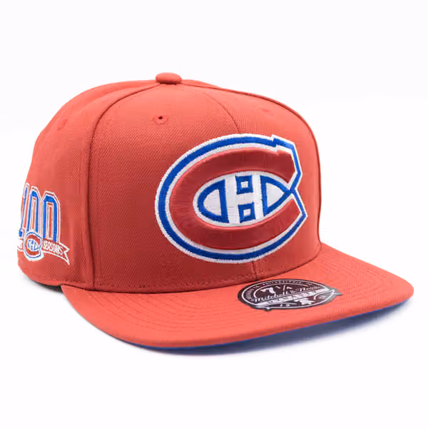 Montreal Canadiens Vintage Mitchell & Ness Fitted NHL Cap Red product photo